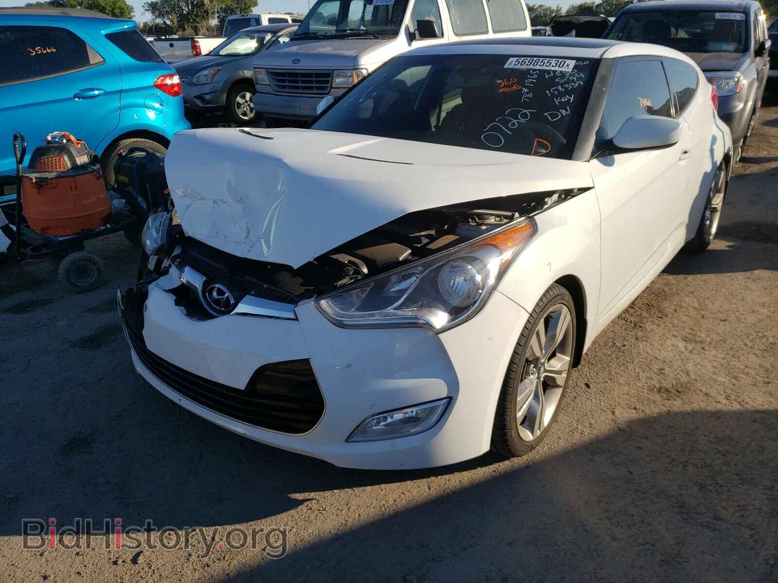 2013 HYUNDAI VELOSTER - VIN: KMHTC6AD9DU160722 - Фото 2
