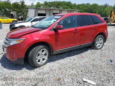 2012 Ford EDGE SEL, красный — VIN 2FMDK4JC3CBA81425, Copart