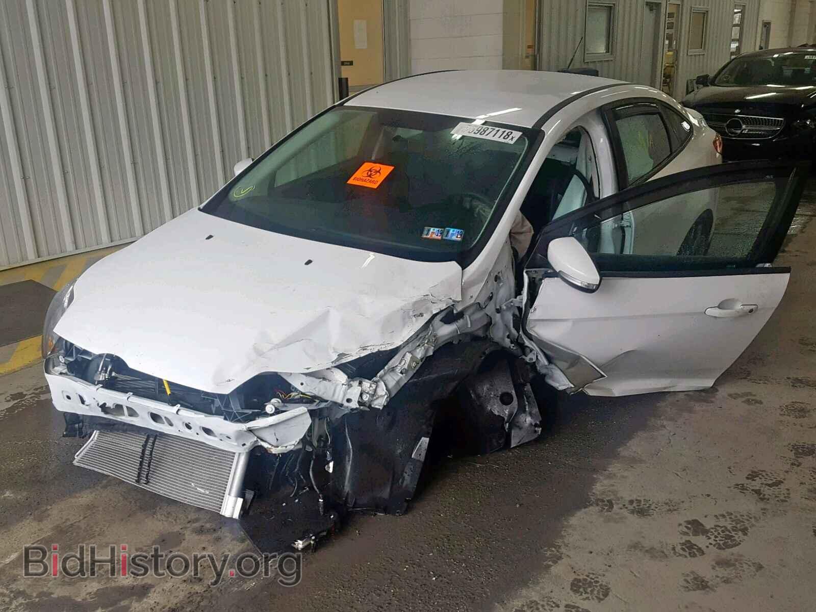 2014 FORD FOCUS - VIN: 1FADP3F28EL344484 - Фото 2