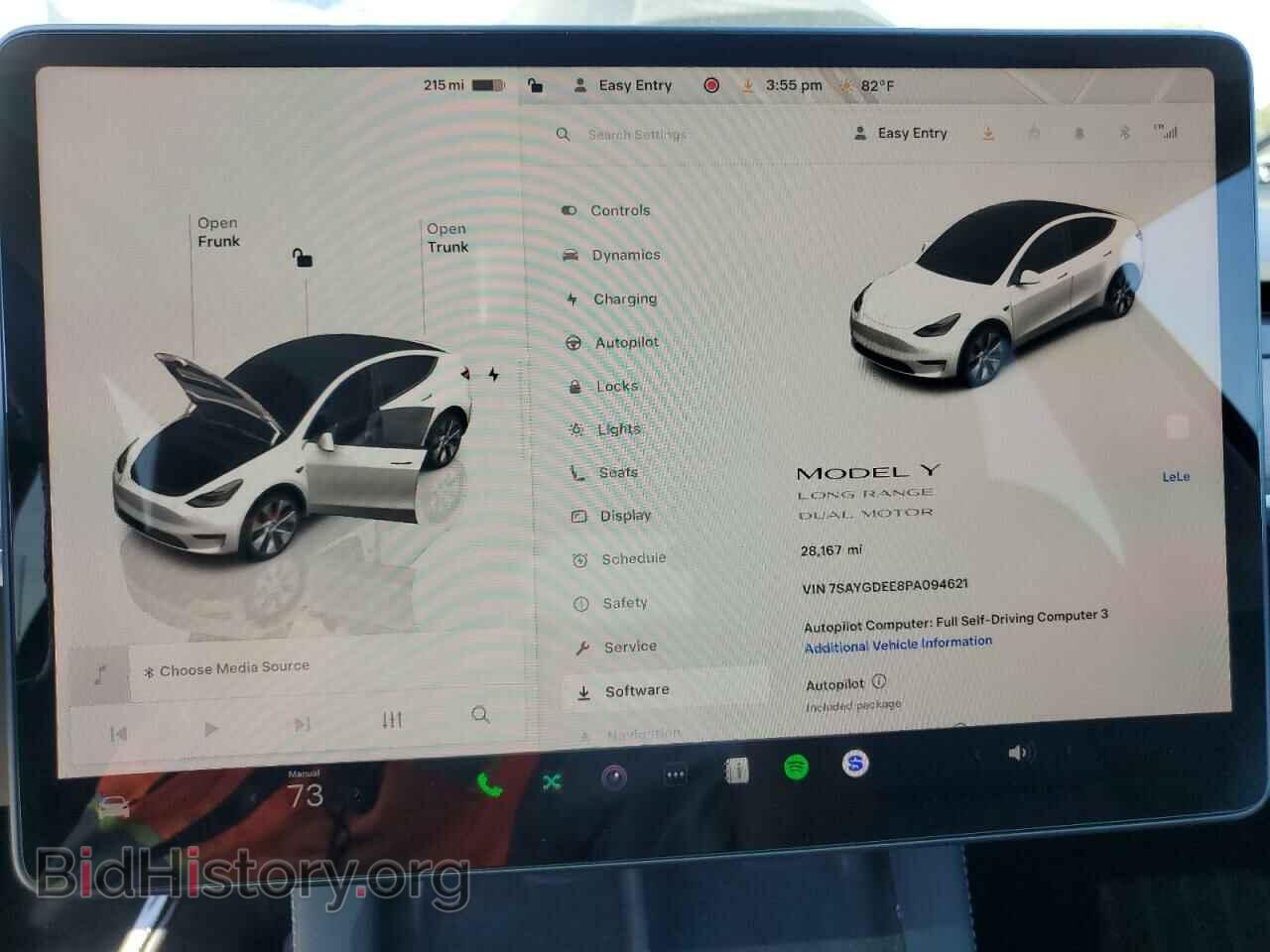 2023 TESLA MODEL Y - VIN: 7SAYGDEE8PA094621 - Фото 9