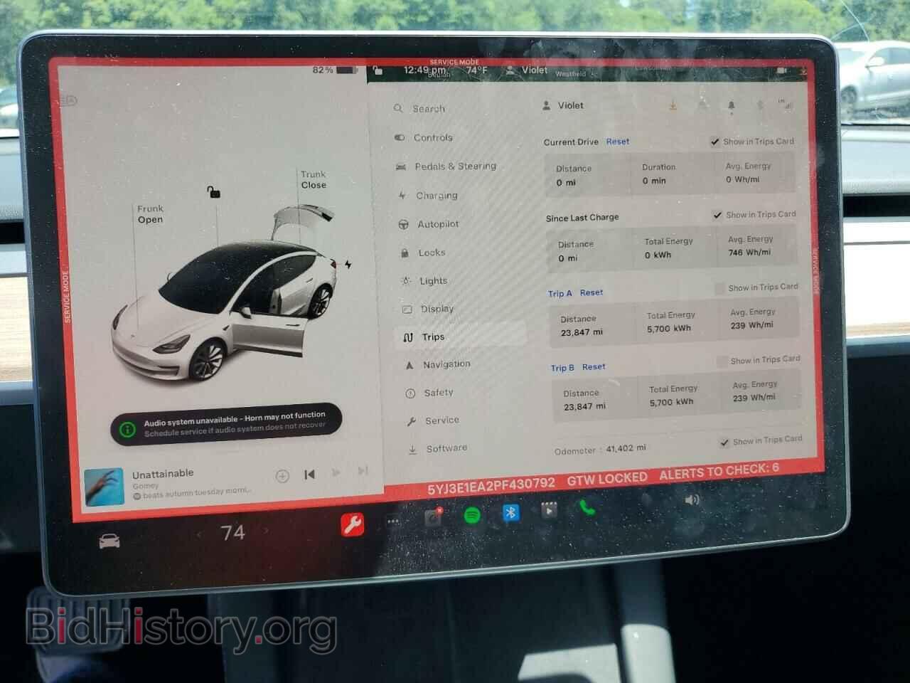 2023 TESLA MODEL 3 - VIN: 5YJ3E1EA2PF430792 - Фото 9