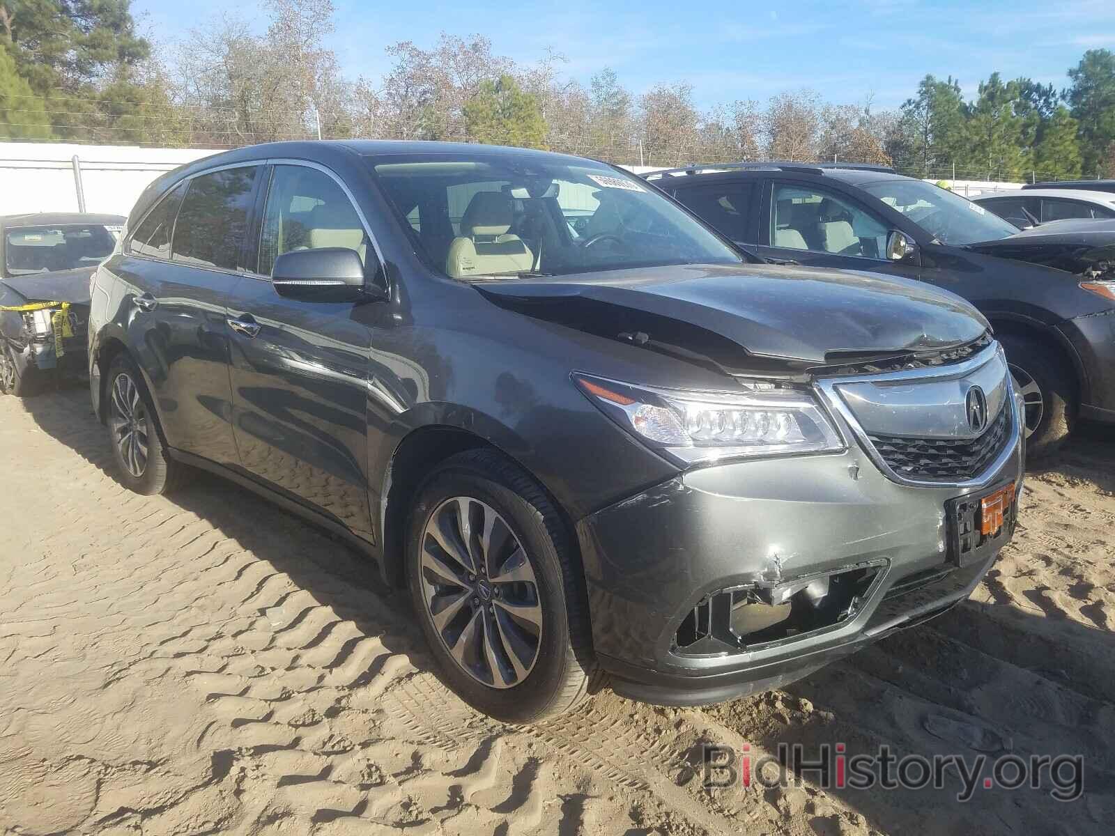 Фотография 5FRYD4H48GB032288 - ACURA MDX 2016