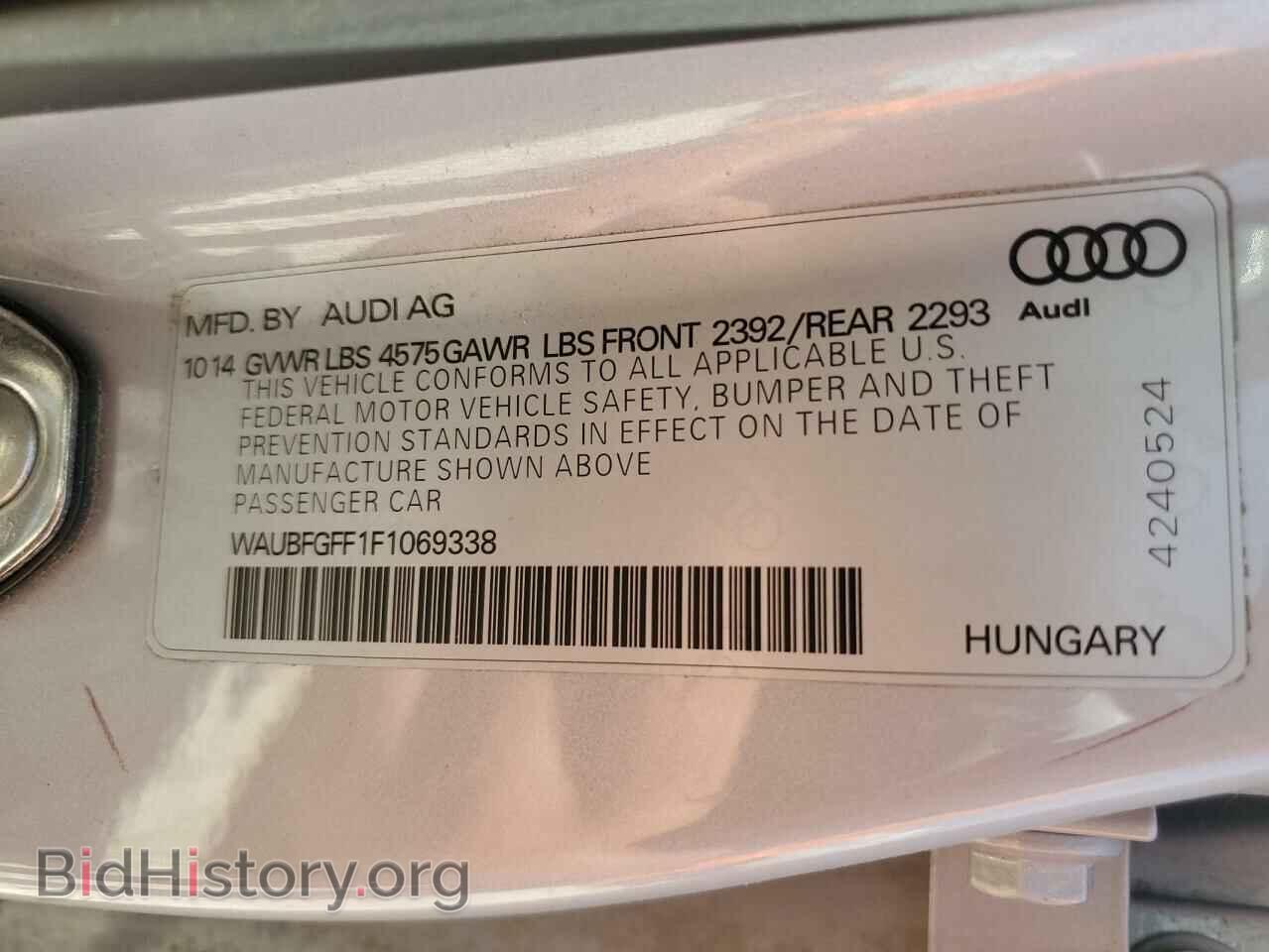2015 AUDI A3 - VIN: WAUBFGFF1F1069338 - Photo 12