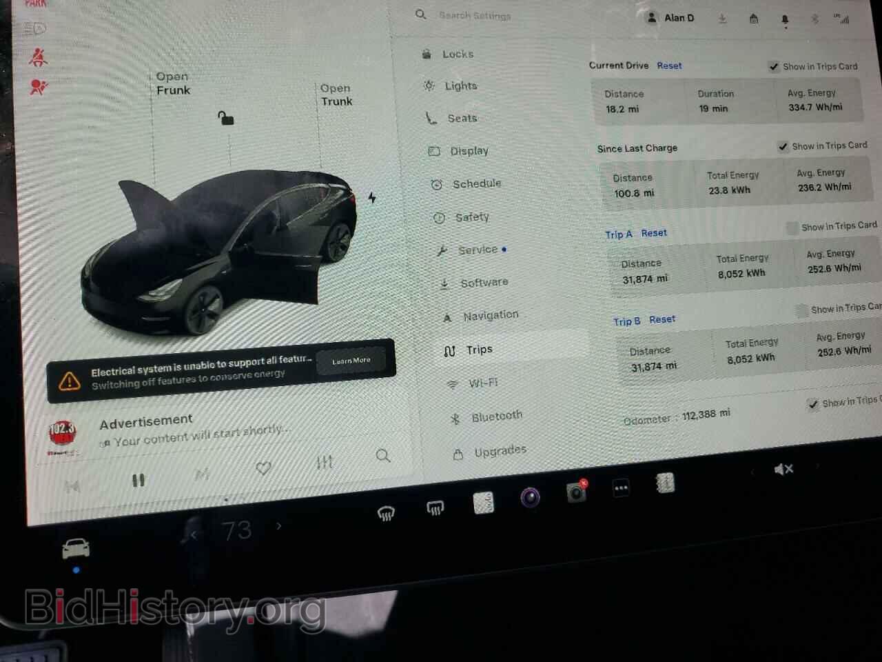 2021 TESLA MODEL 3 - VIN: 5YJ3E1EA2MF091740 - Фото 9