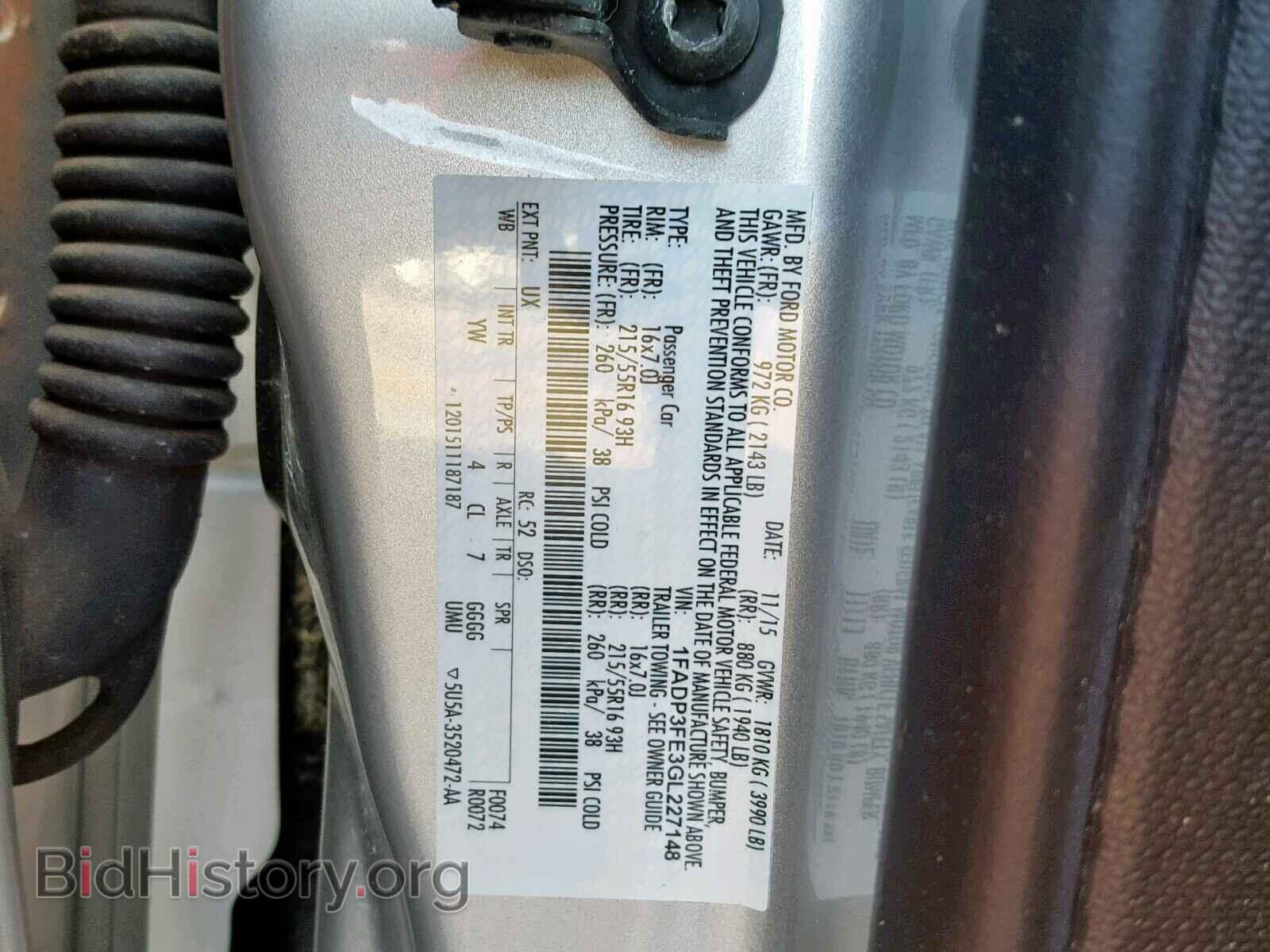 2016 FORD FOCUS SE - VIN: 1FADP3FE3GL227148 - Фото 10
