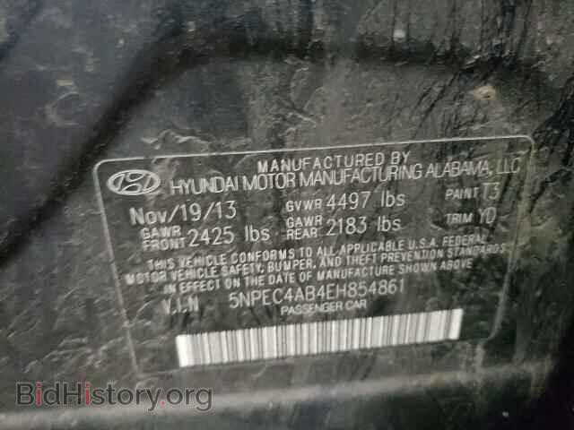 2014 HYUNDAI SONATA - VIN: 5NPEC4AB4EH854861 - Фото 10