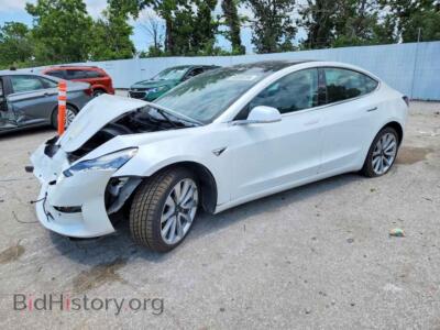 2019 Tesla MODEL 3, white — VIN 5YJ3E1EA3KF476706, Copart