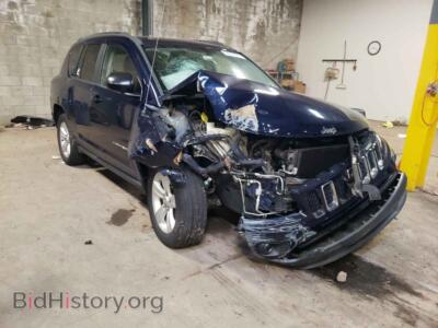 2014 Jeep COMPASS Compass SP, синий — VIN 1C4NJCBB2ED737865, Copart