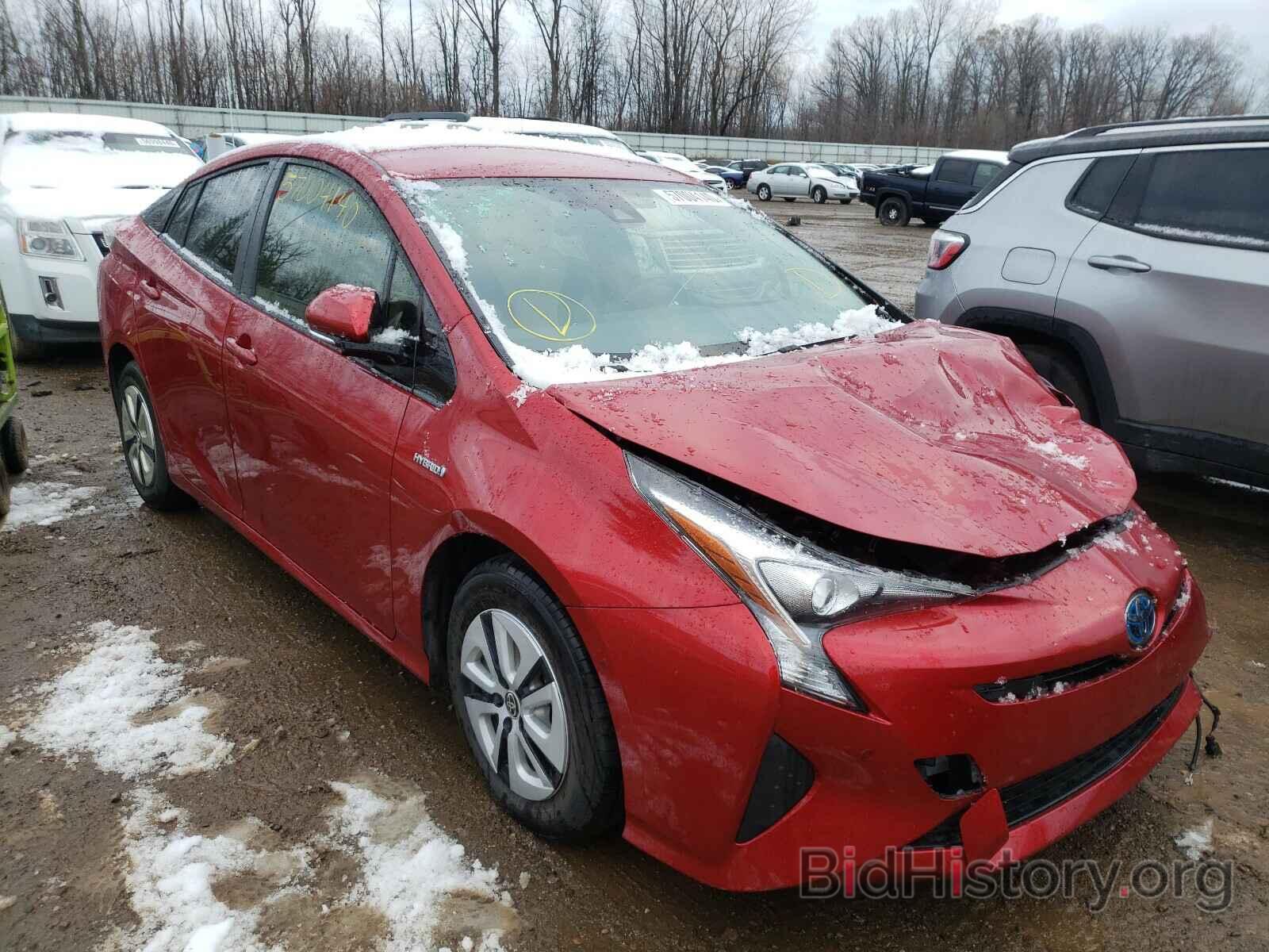 Photo JTDKARFU2J3547128 - TOYOTA PRIUS 2018