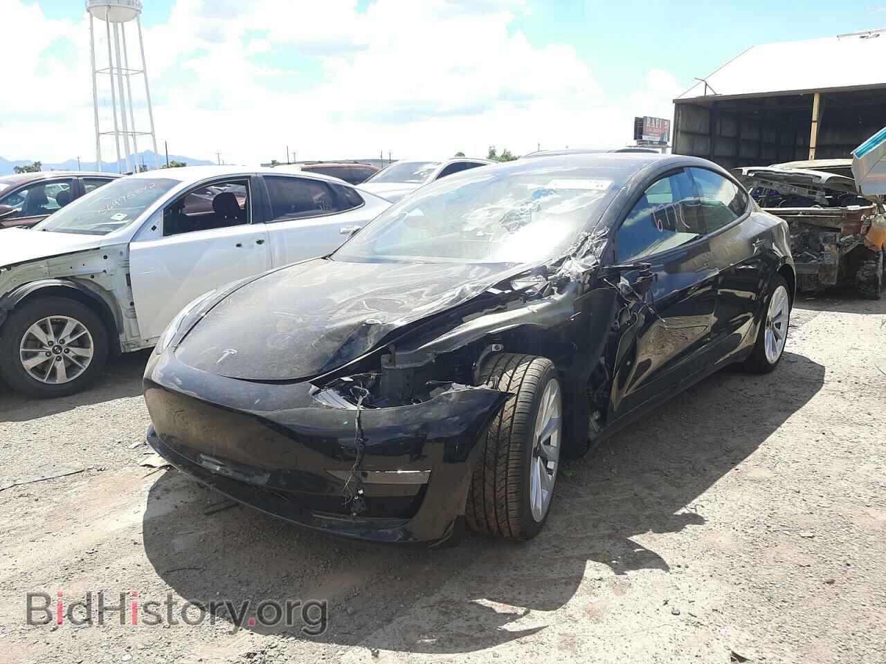 2022 TESLA MODEL 3 - VIN: 5YJ3E1EA6NF185802 - Photo 2