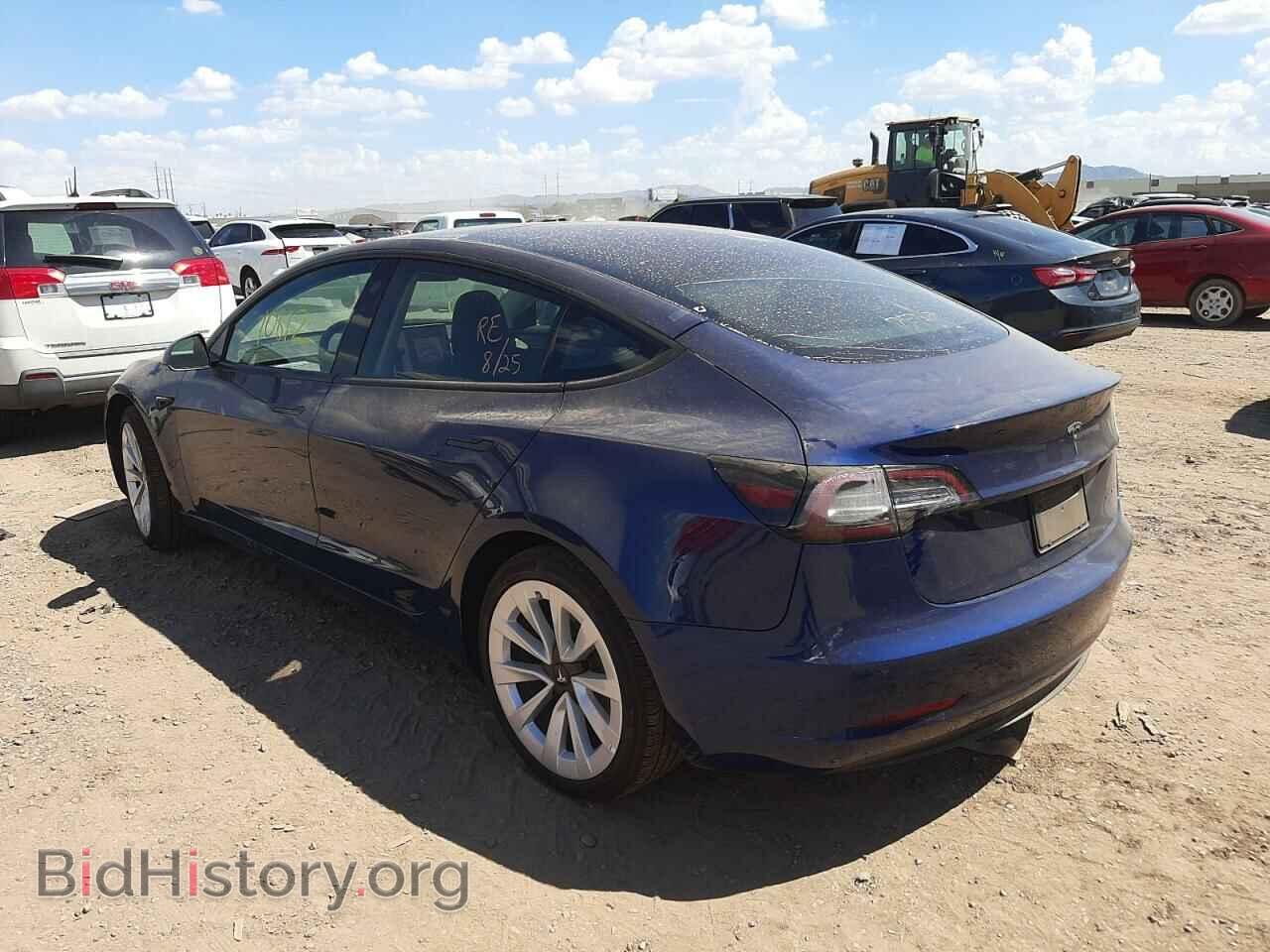 2022 TESLA MODEL 3 - VIN: 5YJ3E1EB8NF187530 - Фото 3