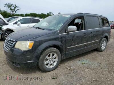 2010 Chrysler MINIVAN Touring Plus, черный — VIN 2A4RR8DX8AR448376, Copart