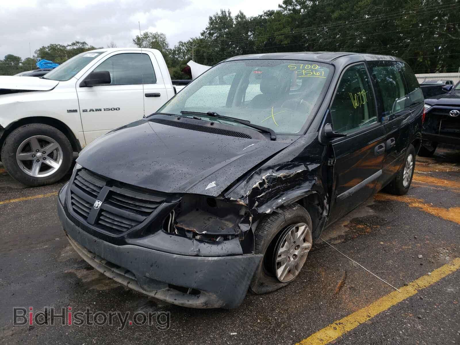 2007 DODGE CARAVAN - VIN: 1D4GP25B77B117656 - Фото 2