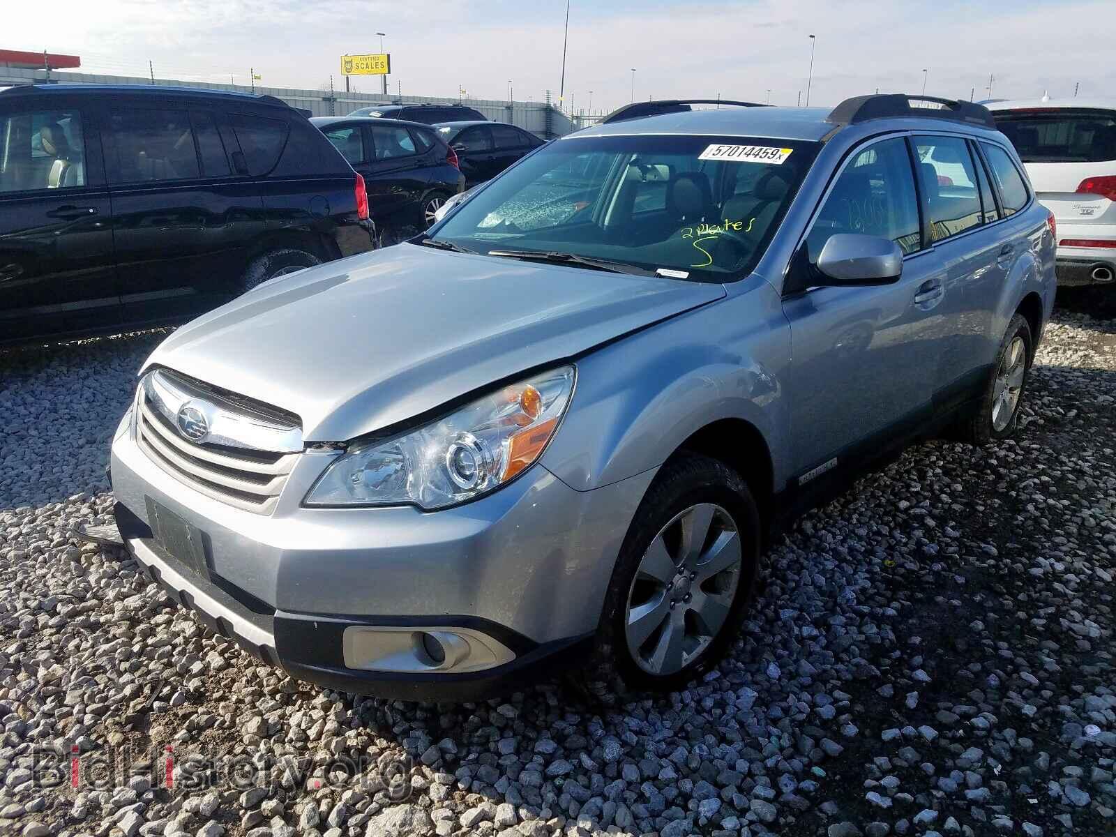 2012 SUBARU OUTBACK 2. - VIN: 4S4BRCAC0C3280350 - Фото 2