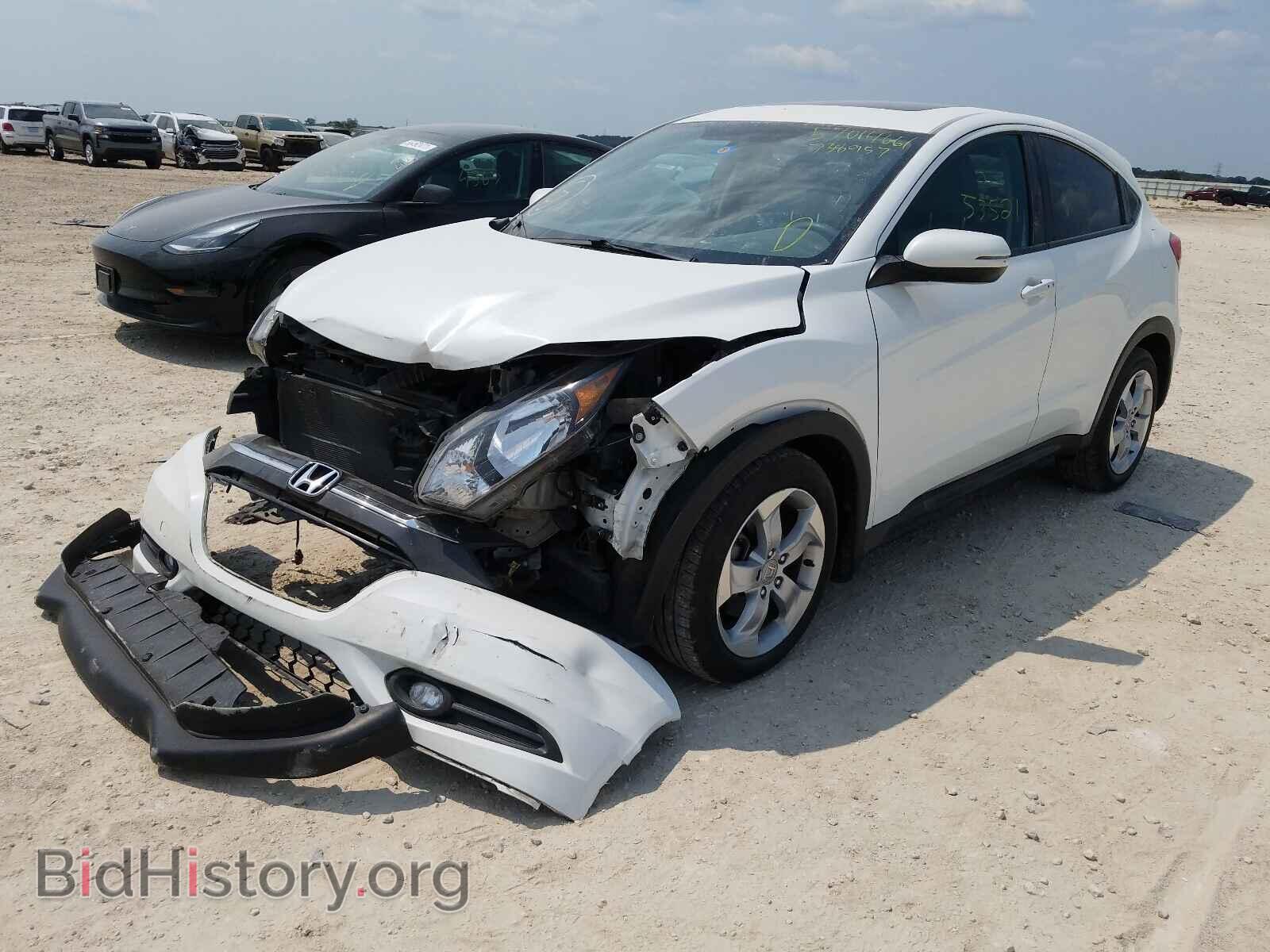 2016 HONDA HR-V - VIN: 3CZRU6H55GM738957 - Фото 2