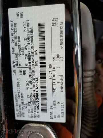 2020 FORD ESCAPE - VIN: 1FMCU9G60LUA11766 - Photo 14