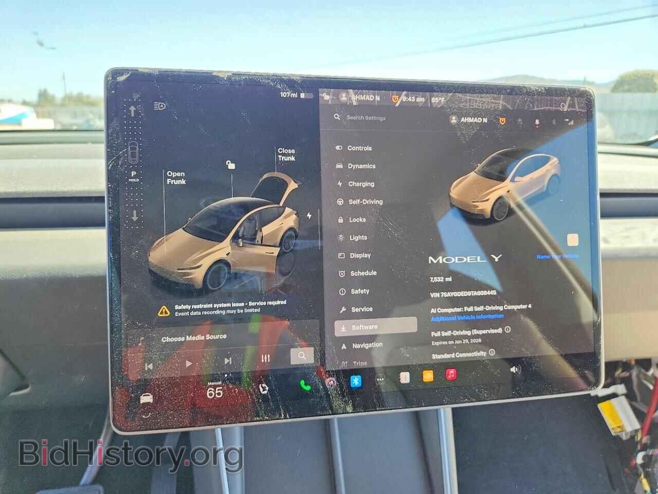 2026 TESLA MODEL Y - VIN: 7SAYGDED9TA608445 - Фото 9
