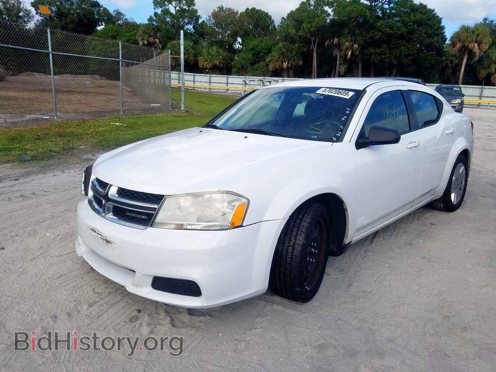 2012 DODGE AVENGER - VIN: 1C3CDZAB0CN128272 - Photo 2