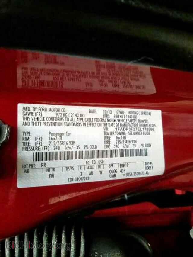 2014 FORD FOCUS SE - VIN: 1FADP3F27EL178586 - Фото 10