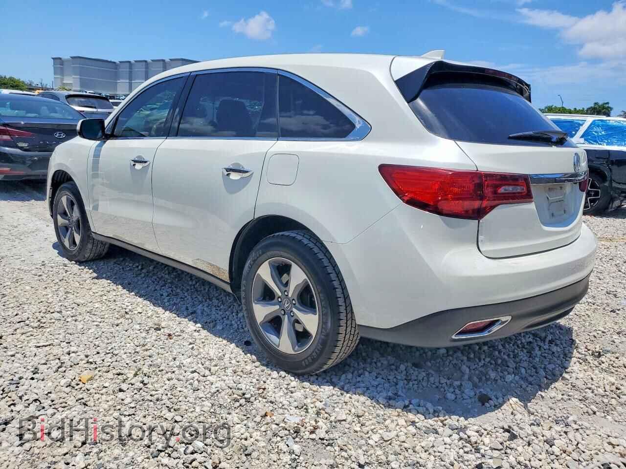 2016 ACURA MDX - VIN: 5FRYD3H25GB016204 - Photo 2