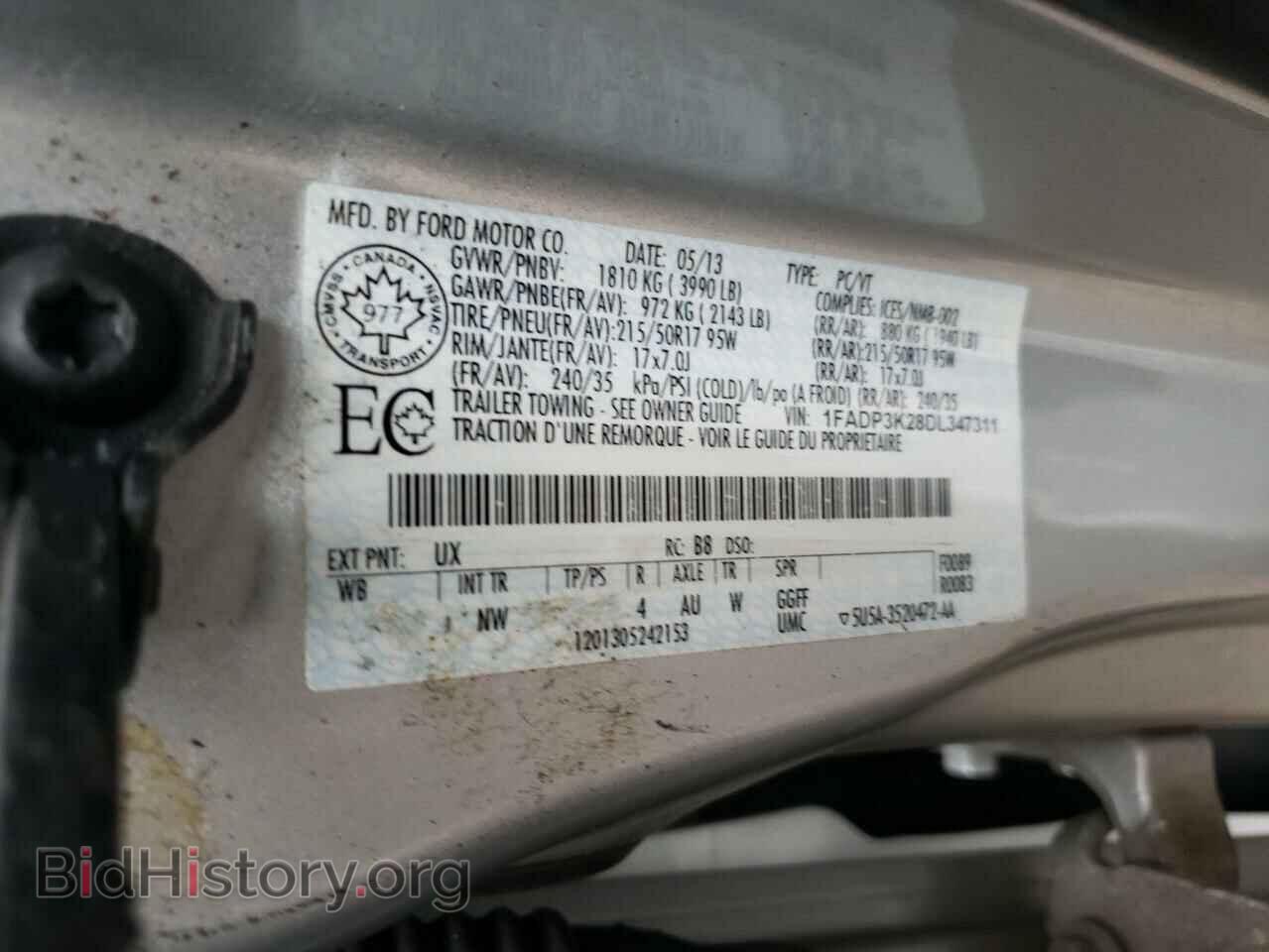 2013 FORD FOCUS - VIN: 1FADP3K28DL347311 - Photo 12