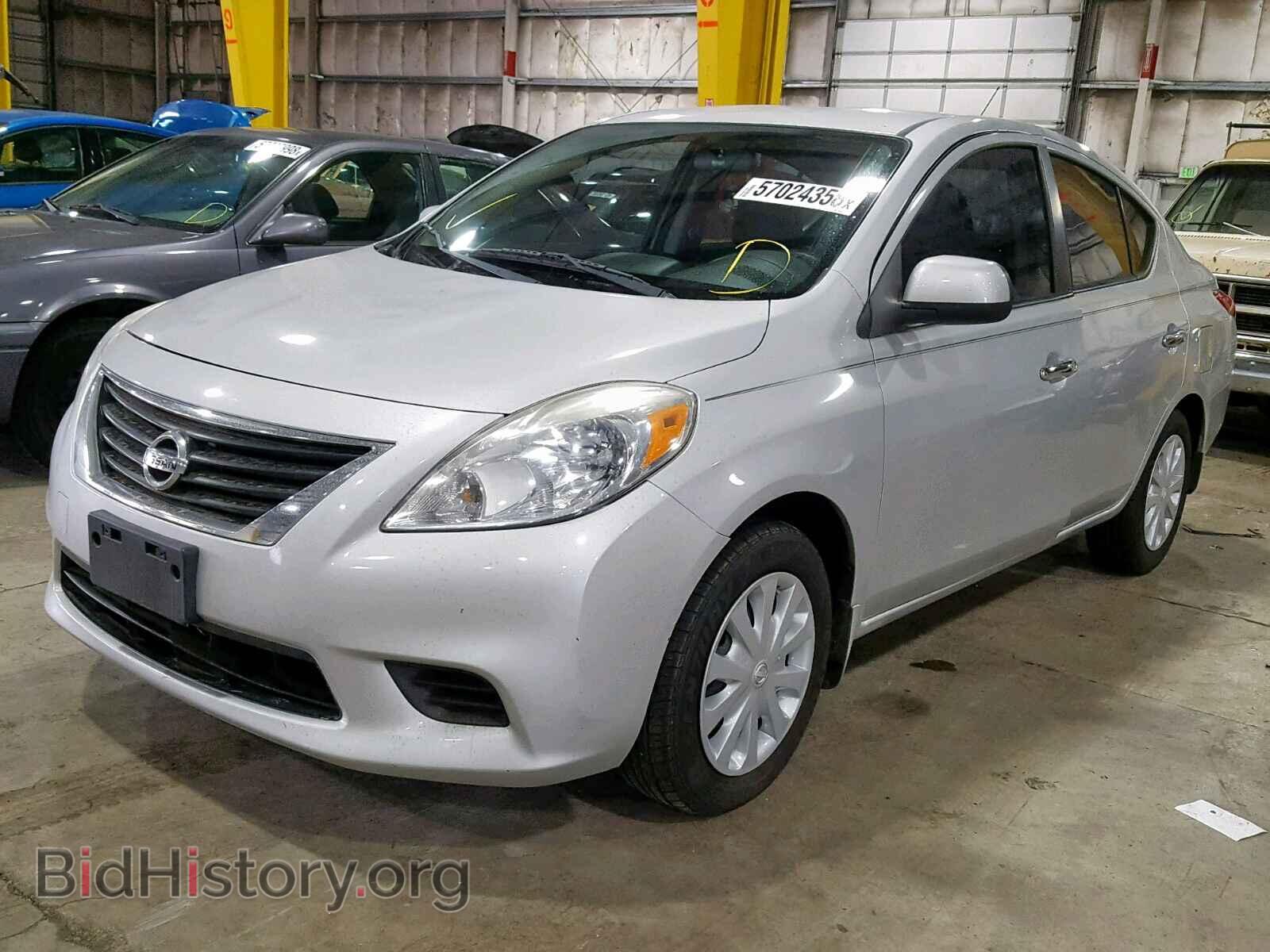 2012 NISSAN VERSA - VIN: 3N1CN7AP8CL855641 - Фото 2
