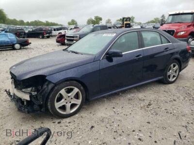 2014 Mercedes-Benz E-CLASS 350 4MATIC, синий — VIN WDDHF8JB4EB041300, Copart