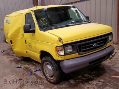 2006 Ford ECONOLINE, желтый — VIN 1FTNS24L66HA05018, Copart