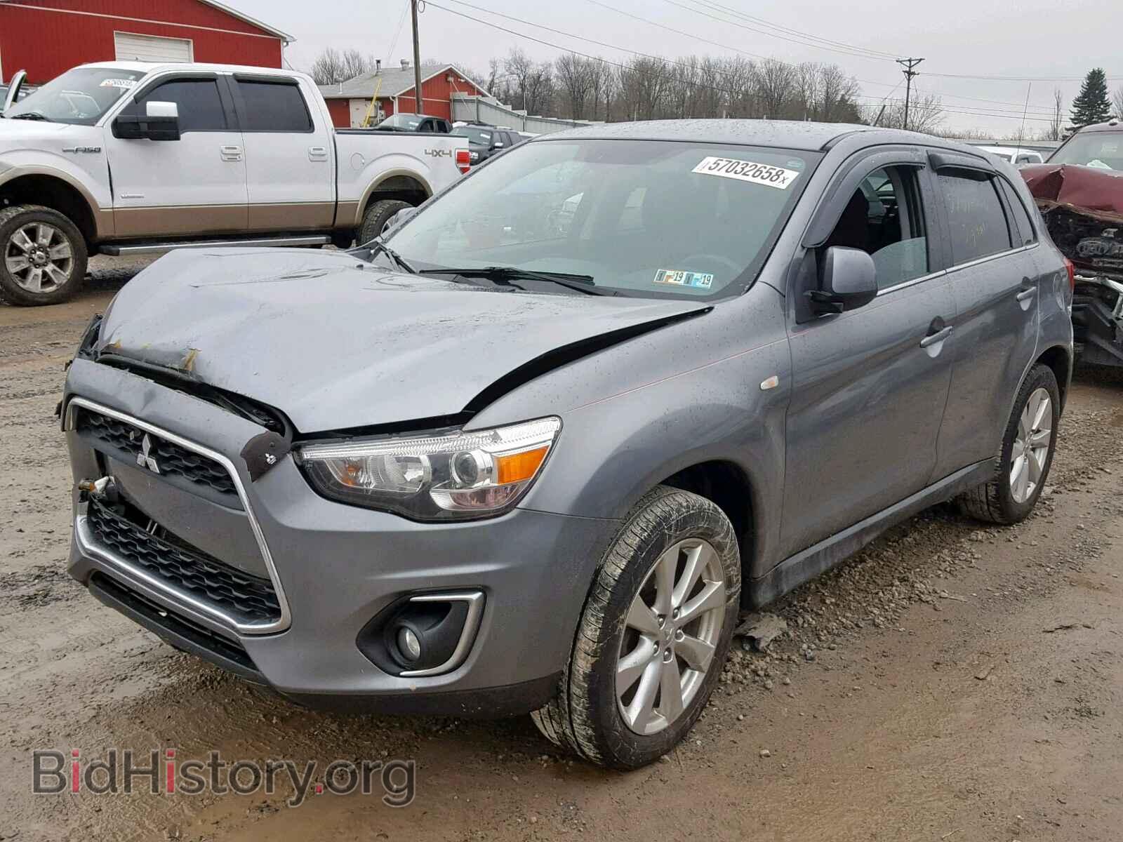 2014 MITSUBISHI OUTLANDER - VIN: 4A4AR4AU7EE005542 - Фото 2