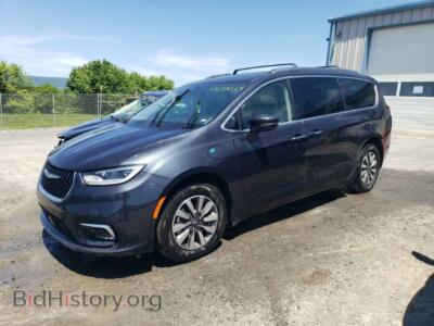 2021 Chrysler PACIFICA Hybrid Touring L, blue — VIN 2C4RC1L7XMR594444, Copart