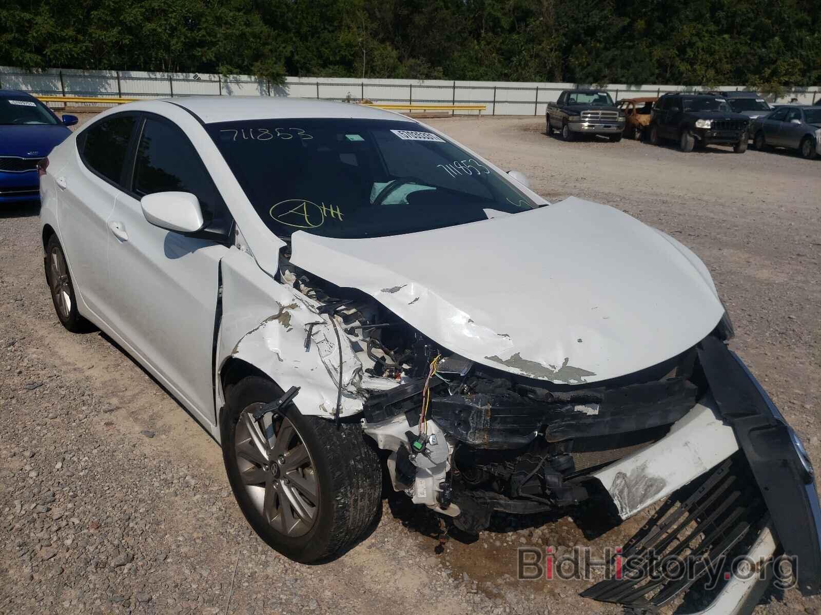 Photo 5NPDH4AE0GH711853 - HYUNDAI ELANTRA 2016