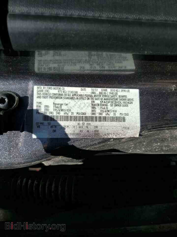 2013 FORD FOCUS - VIN: 1FADP3E2XDL183426 - Фото 12