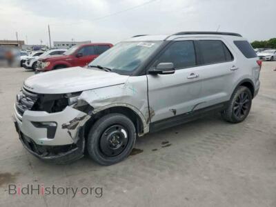 2018 Ford EXPLORER XLT, серебристый — VIN 1FM5K8D86JGB89286, Copart