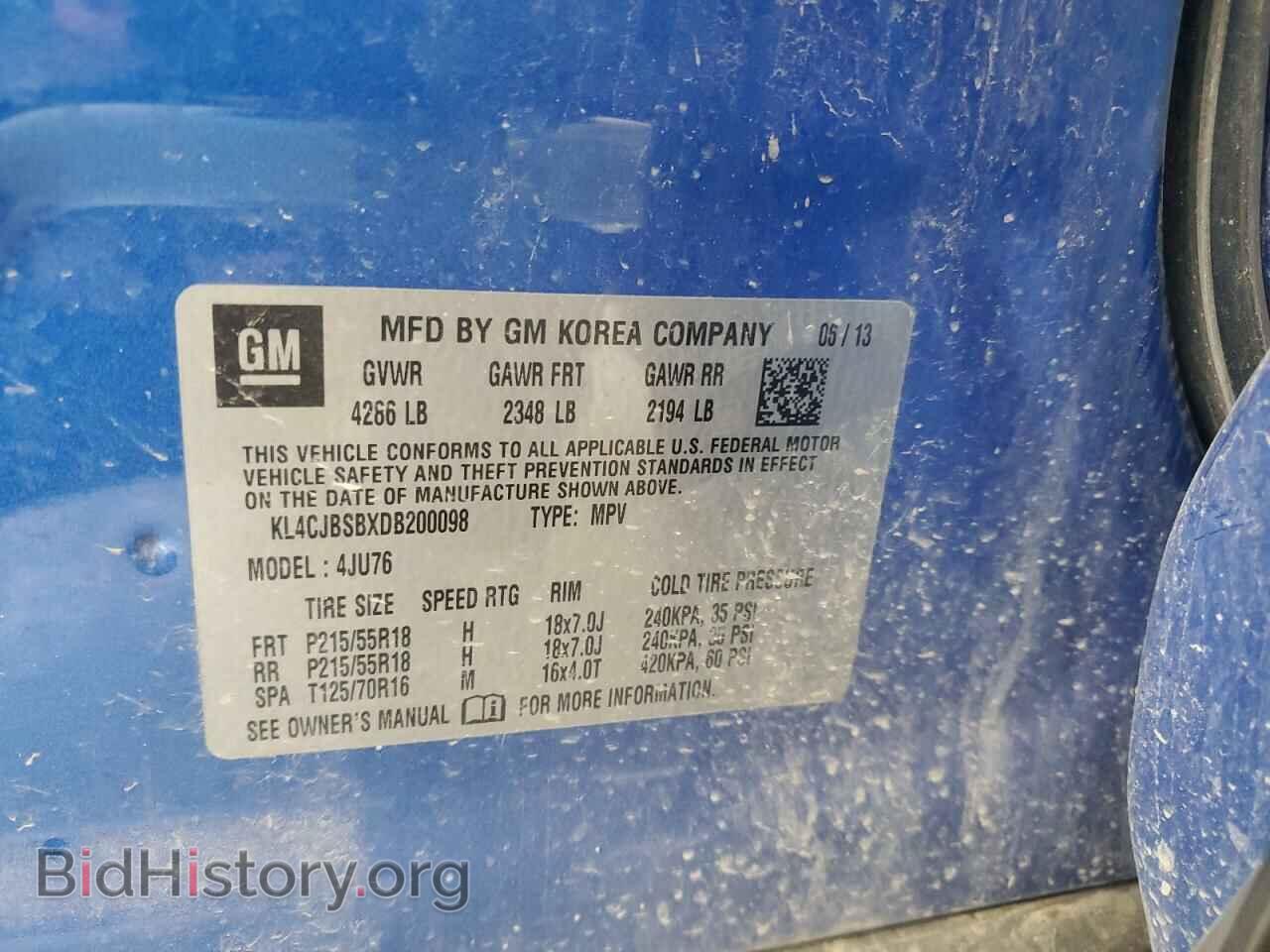 2013 BUICK ENCORE - VIN: KL4CJBSBXDB200098 - Photo 12