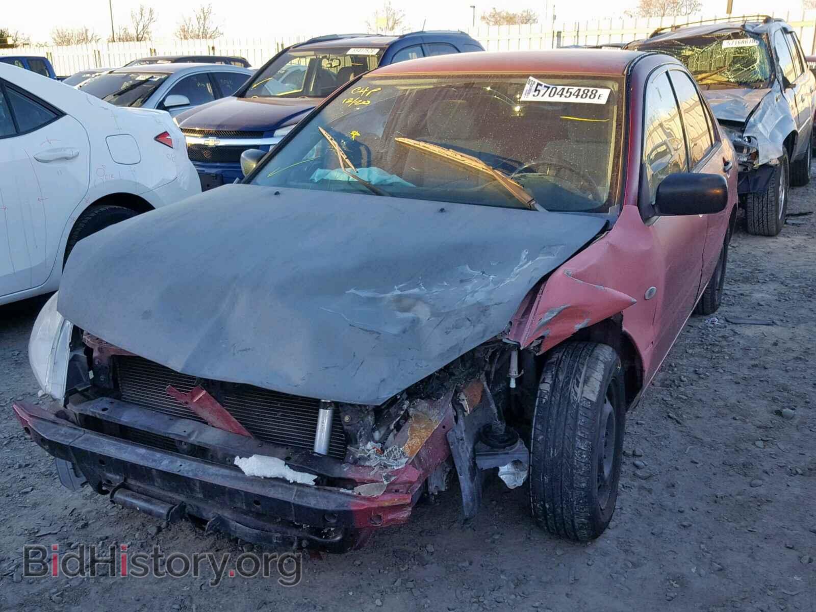 2004 MITSUBISHI LANCER - VIN: JA3AJ26E54U033539 - Фото 2