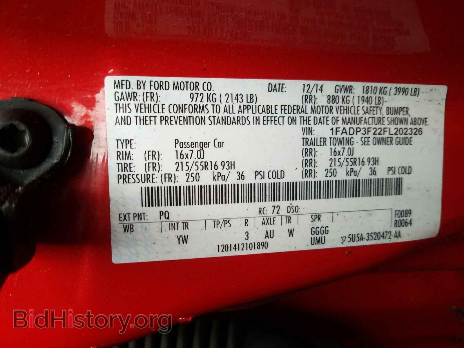2015 FORD FOCUS - VIN: 1FADP3F22FL202326 - Photo 10