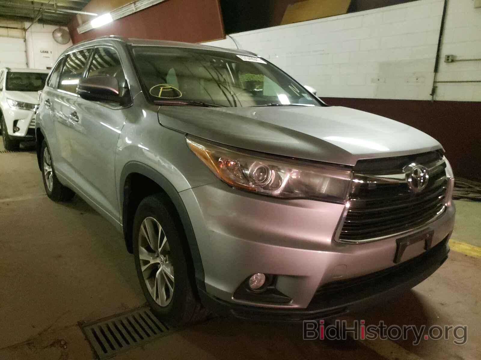 Фотография 5TDJKRFH5FS162700 - TOYOTA HIGHLANDER 2015