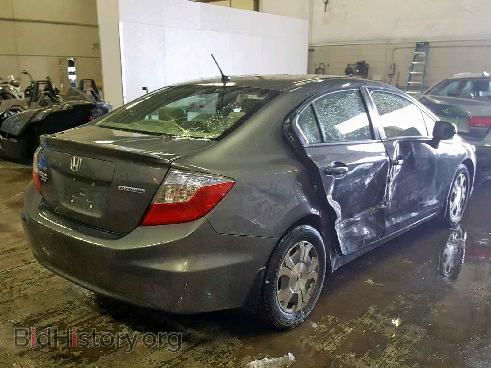 2012 HONDA CIVIC - VIN: JHMFB4F28CS005183 - Фото 4