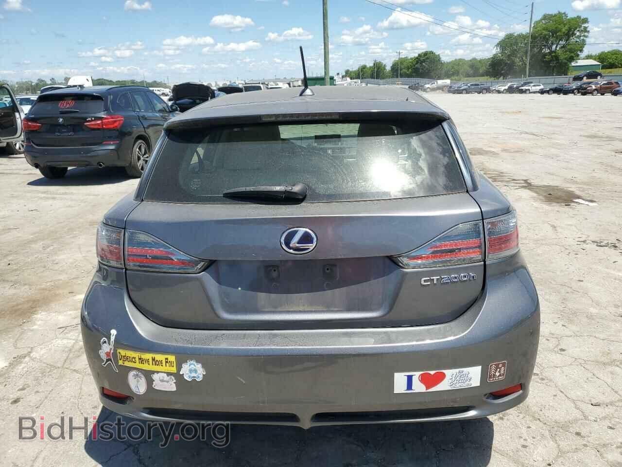 2012 LEXUS CT 200 - VIN: JTHKD5BH6C2087696 - Фото 6
