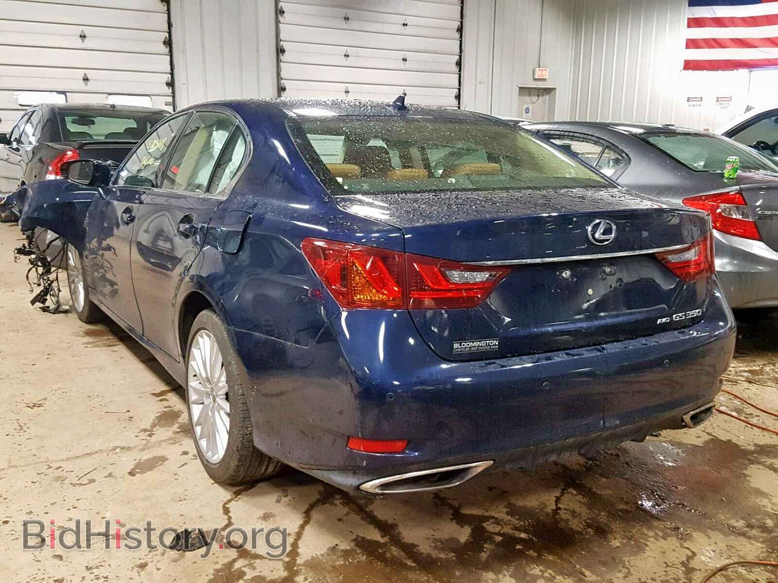 2013 LEXUS GS350 - VIN: JTHCE1BL5D5014382 - Фото 3