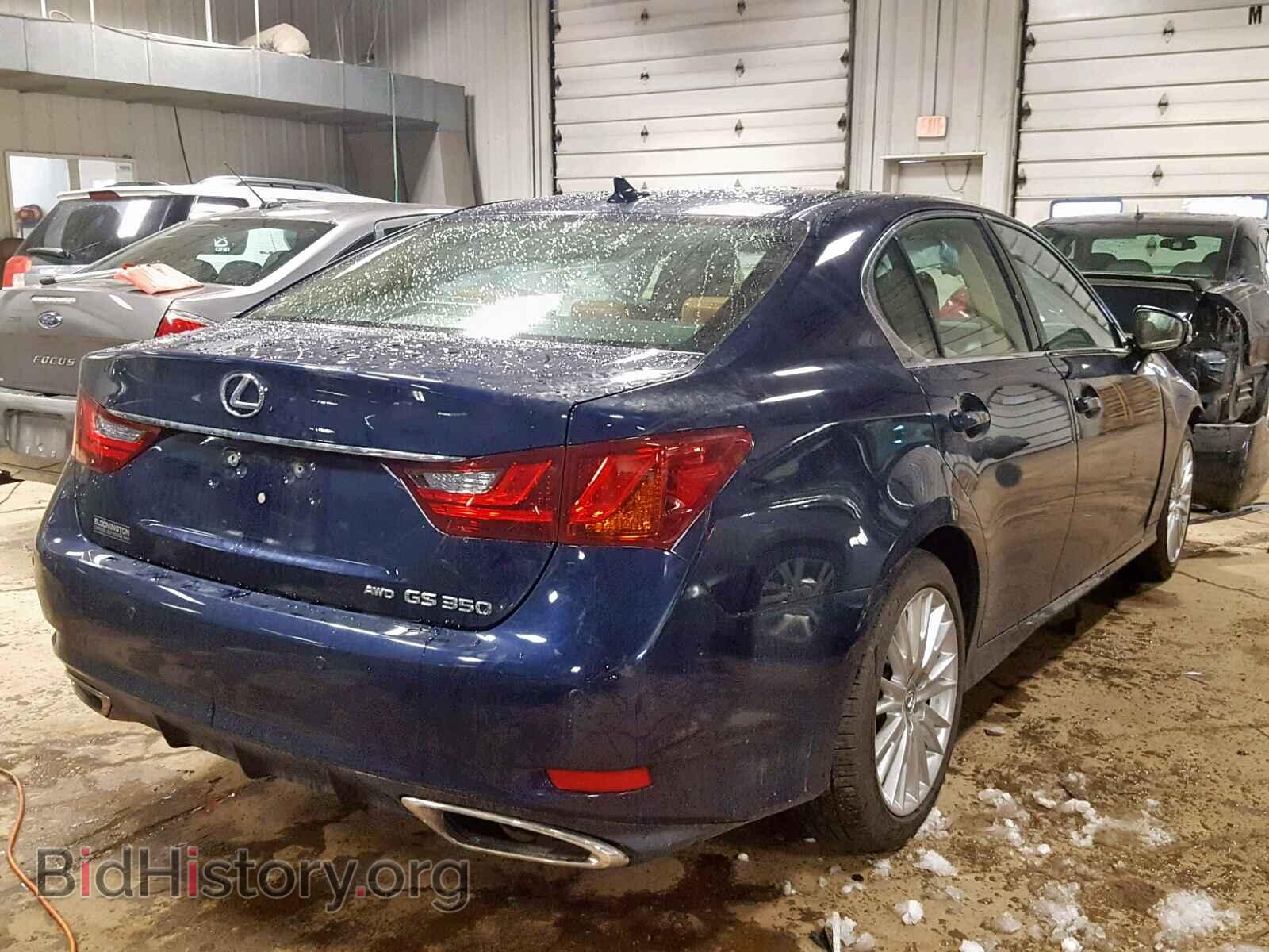 2013 LEXUS GS350 - VIN: JTHCE1BL5D5014382 - Фото 4