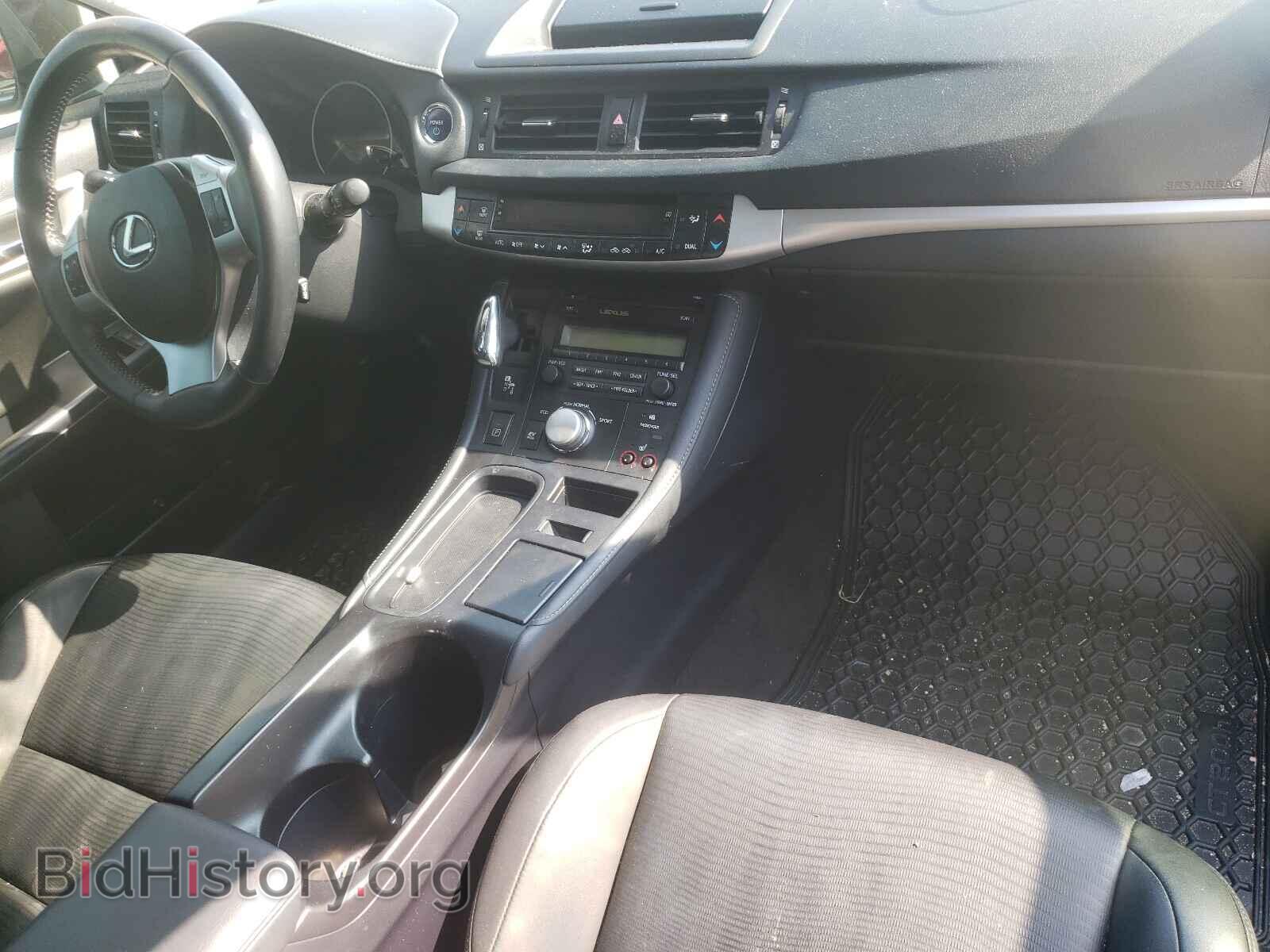 2012 LEXUS CT 200 - VIN: JTHKD5BH8C2090969 - Фото 9