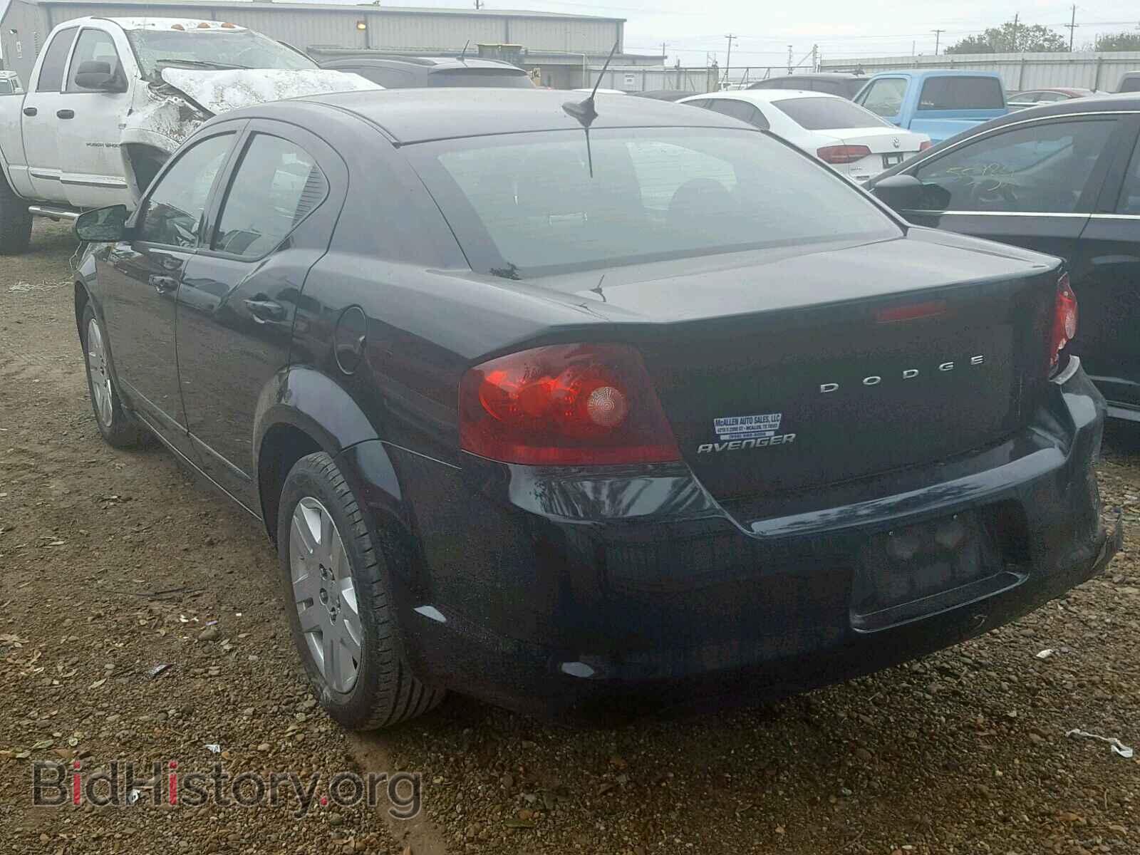 2013 DODGE AVENGER - VIN: 1C3CDZAB9DN562479 - Фото 3