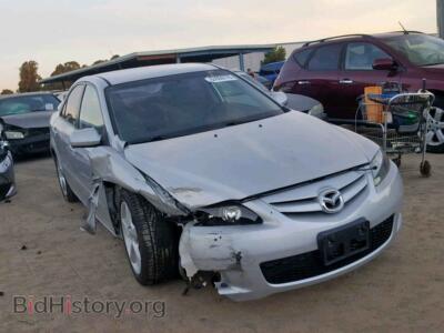 2008 Mazda 6 6 I, серебристый — VIN 1YVHP80C885M23778, Copart