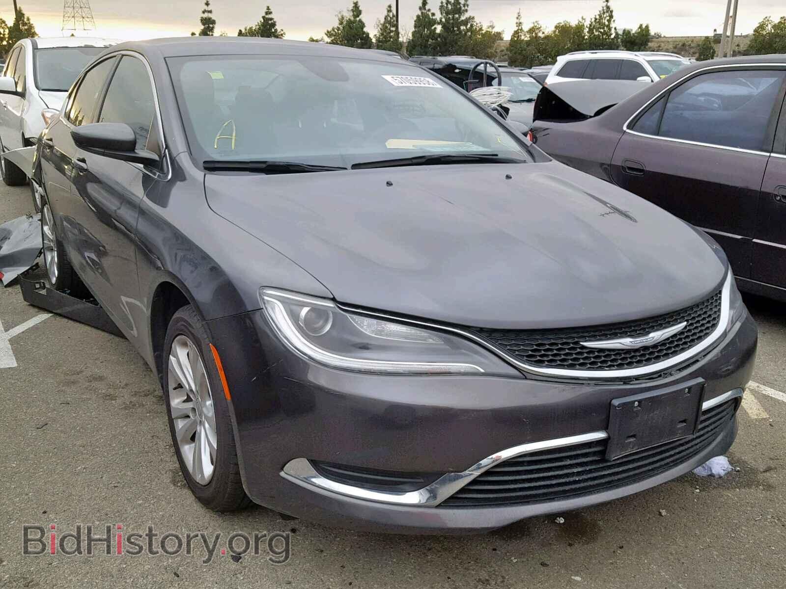 Фотография 1C3CCCAB1GN164235 - CHRYSLER 200 2016