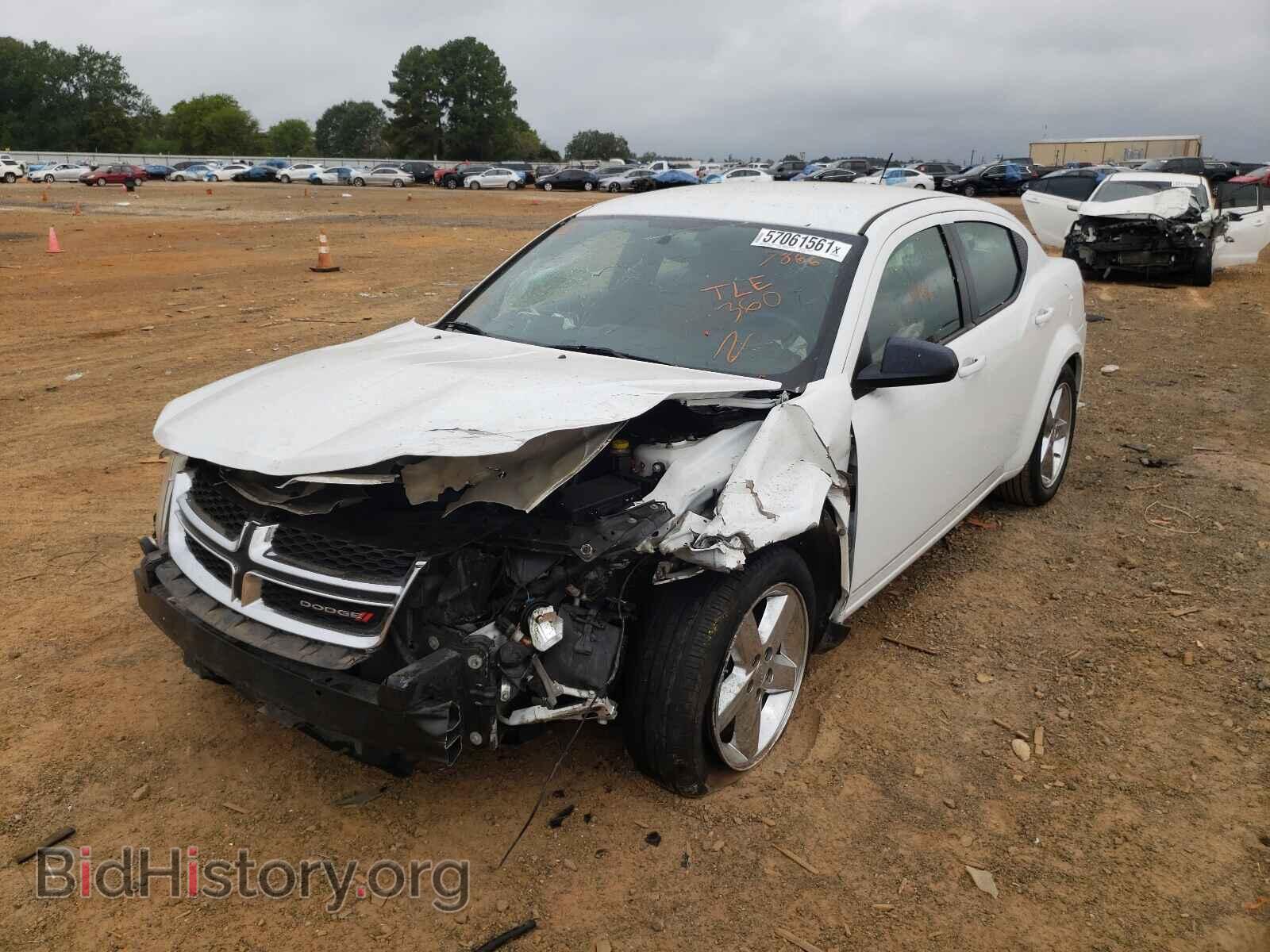 2013 DODGE AVENGER - VIN: 1C3CDZAB5DN687866 - Фото 2
