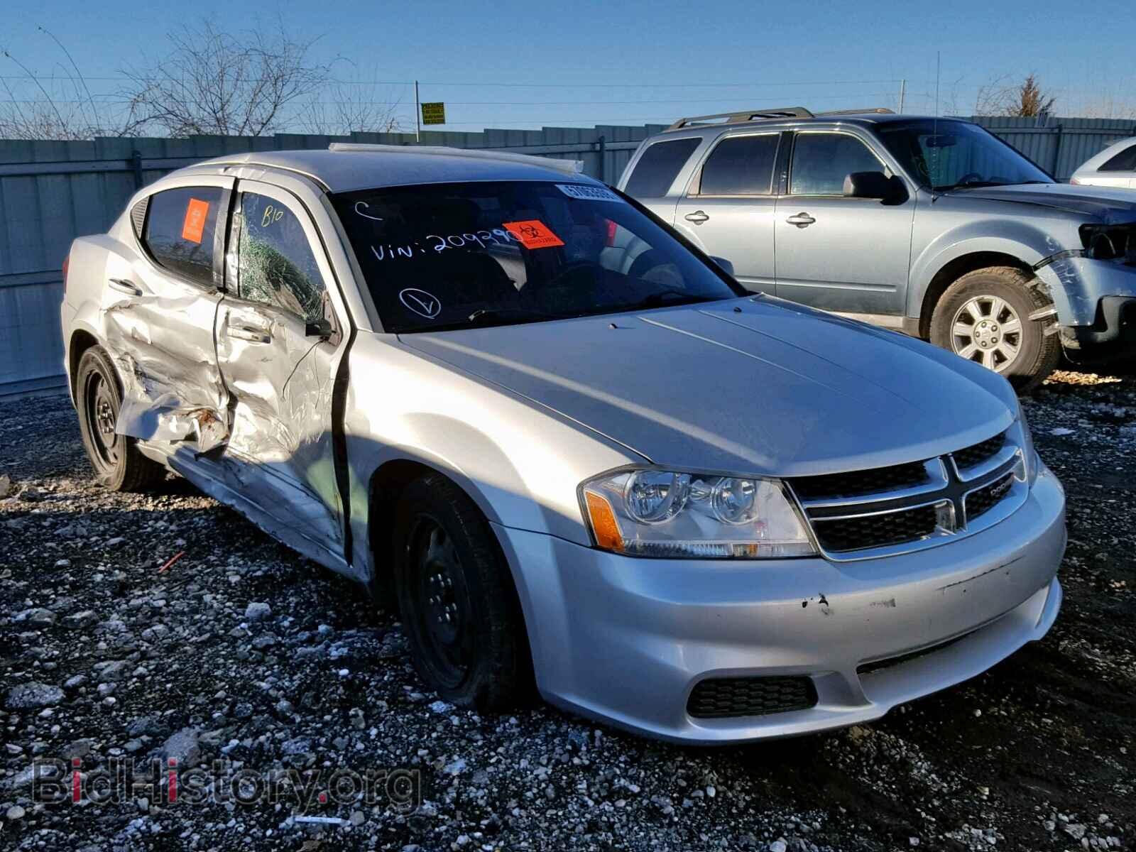 Photo 1C3CDZAB2CN209290 - DODGE AVENGER 2012