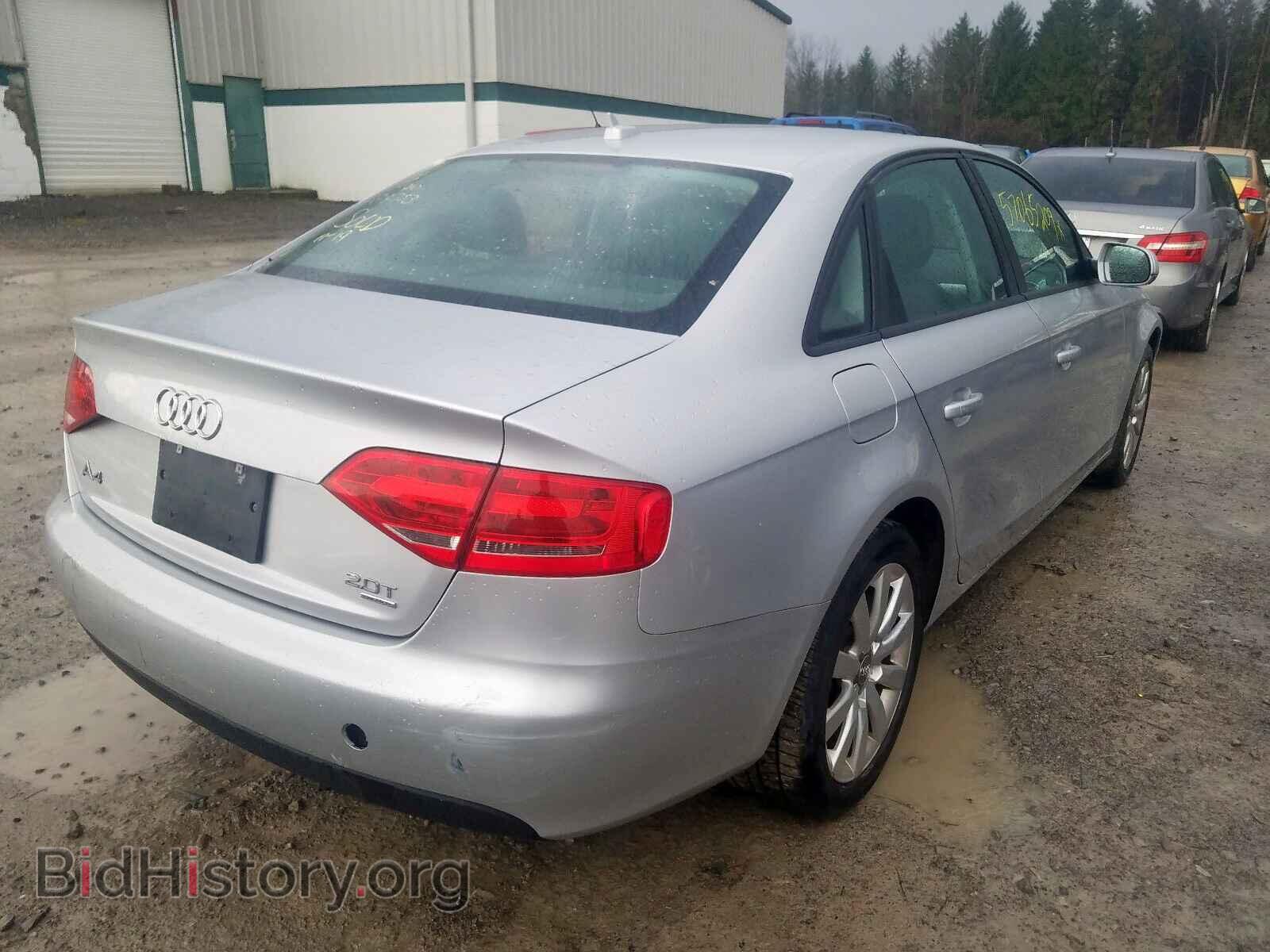 2012 AUDI A4 - VIN: WAUBFAFL2CN013027 - Photo 4