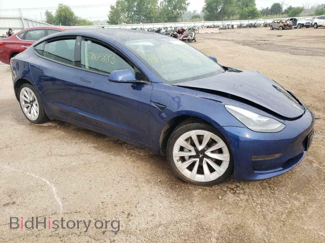 2022 TESLA MODEL 3 - VIN: 5YJ3E1EA9NF185437 - Фото 4