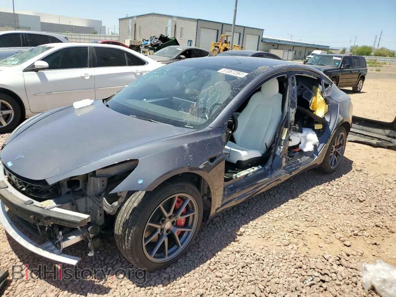 Photo 5YJ3E1EB6NF133644 - TESLA MODEL 3 2022